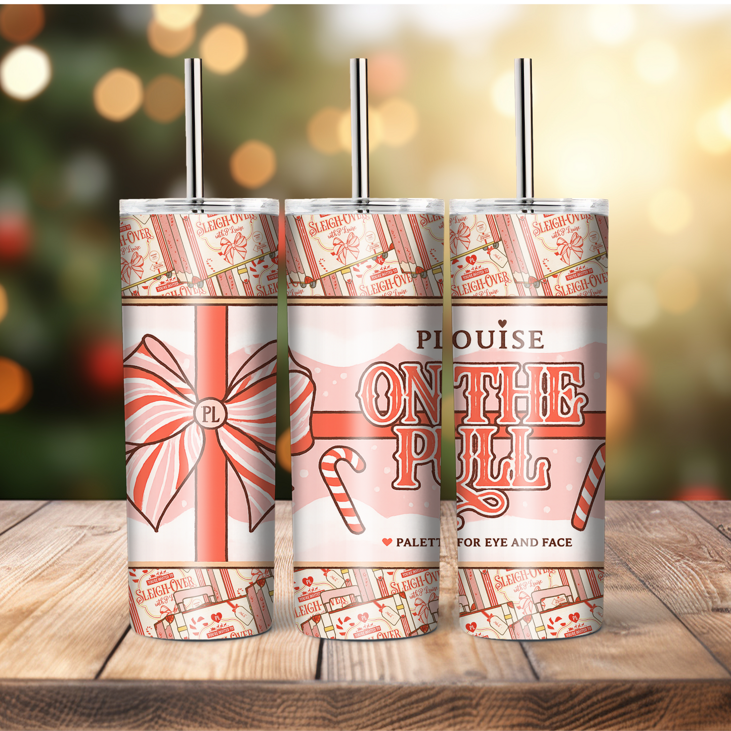 P Louise Inspired Tumbler Wraps Bundle | 4 PNG Designs for 20oz Tumblers