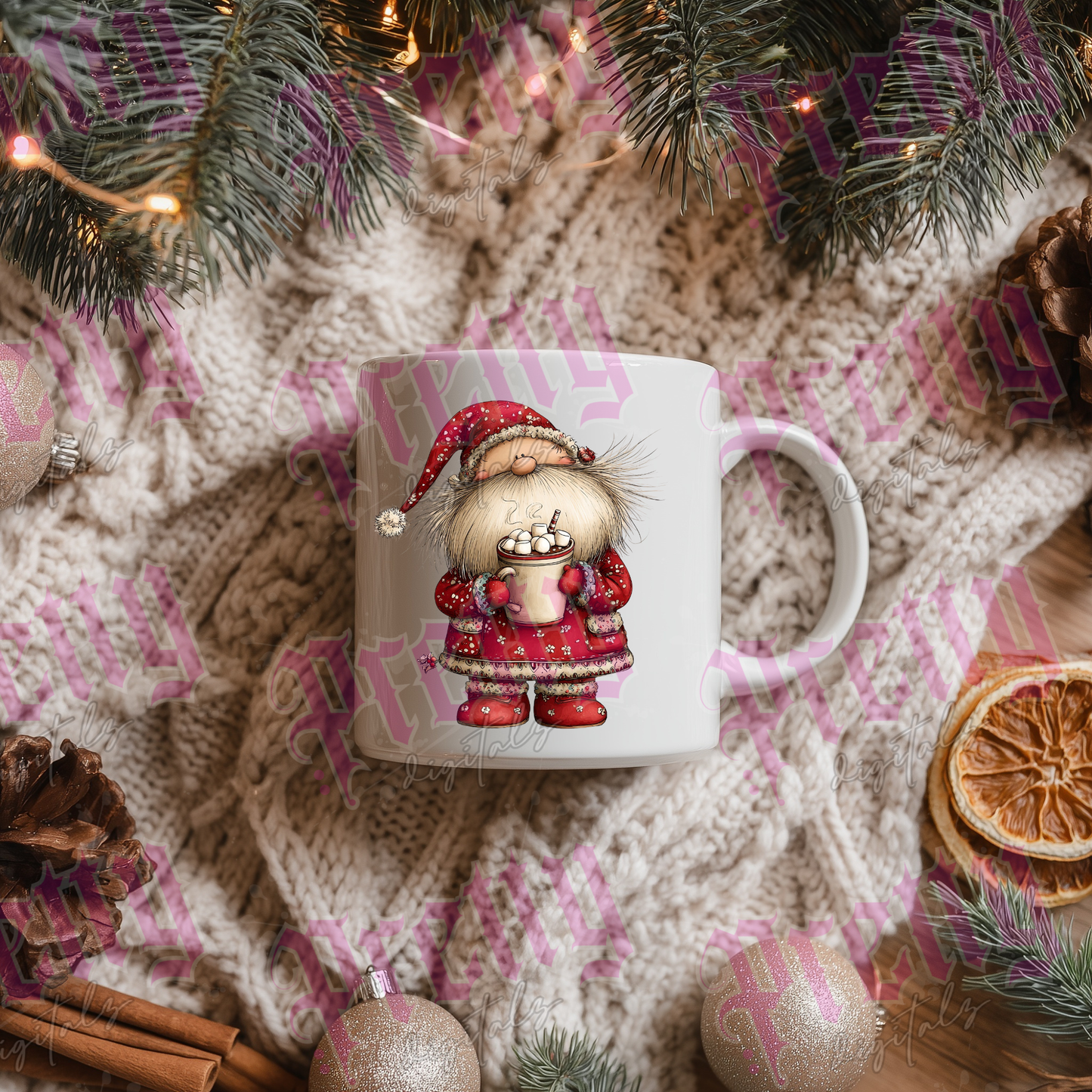 Christmas gnome cuties 7pngs