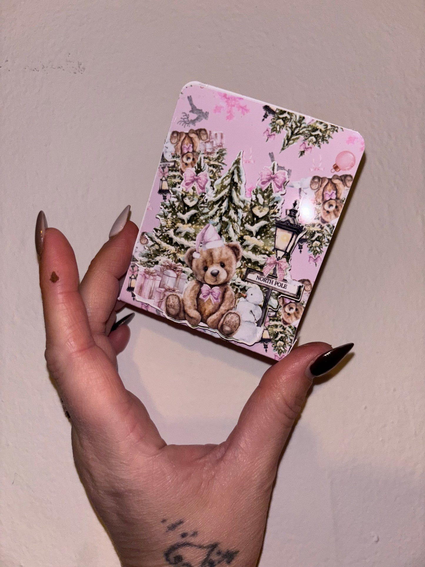 Personalised Christmas Money Holders – Pink & Blue Cash gift boxes