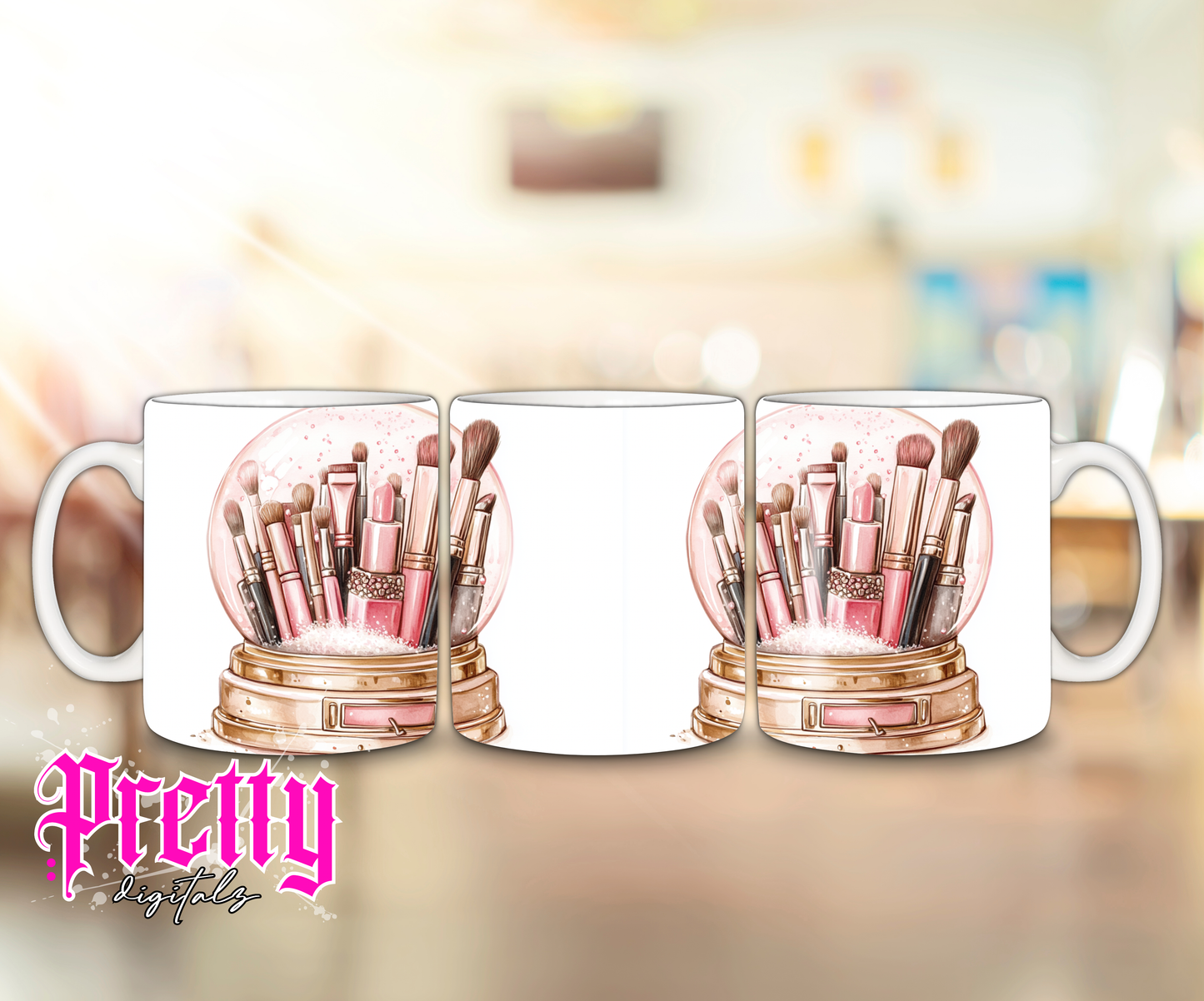 Make up bundle mug wraps 11oz digital download