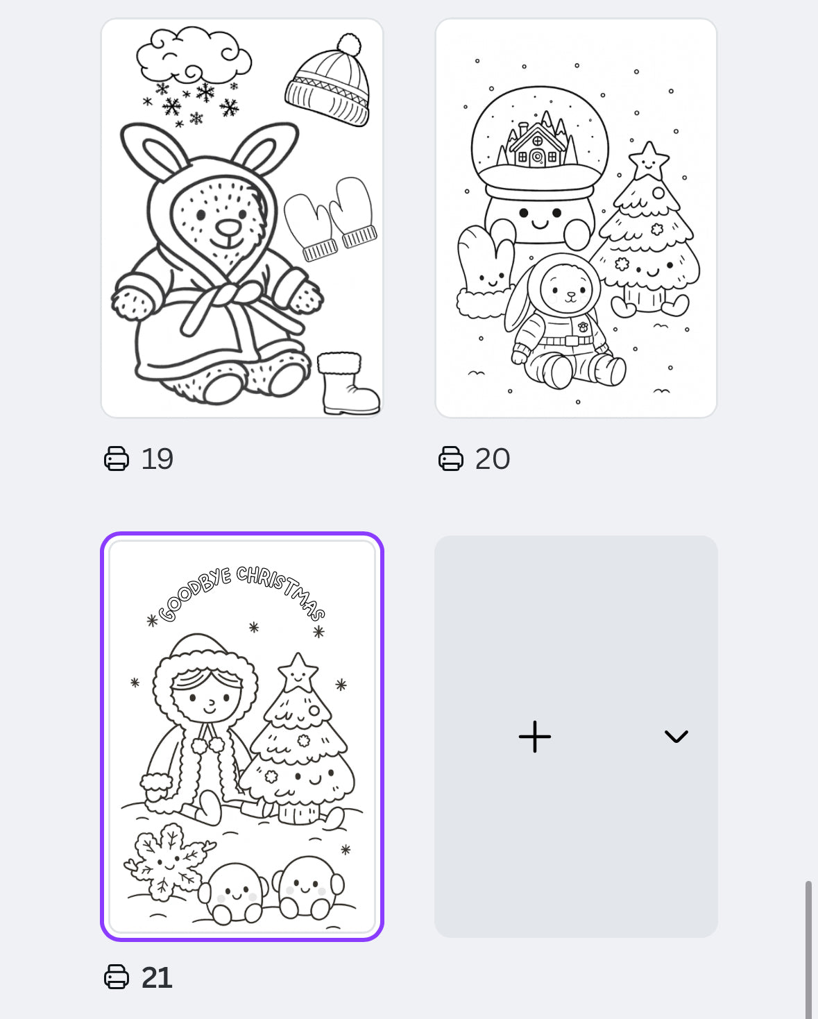 20-Page jellyc-Inspired Christmas Colouring Book | Printable Digital Download for Physical Sale Only