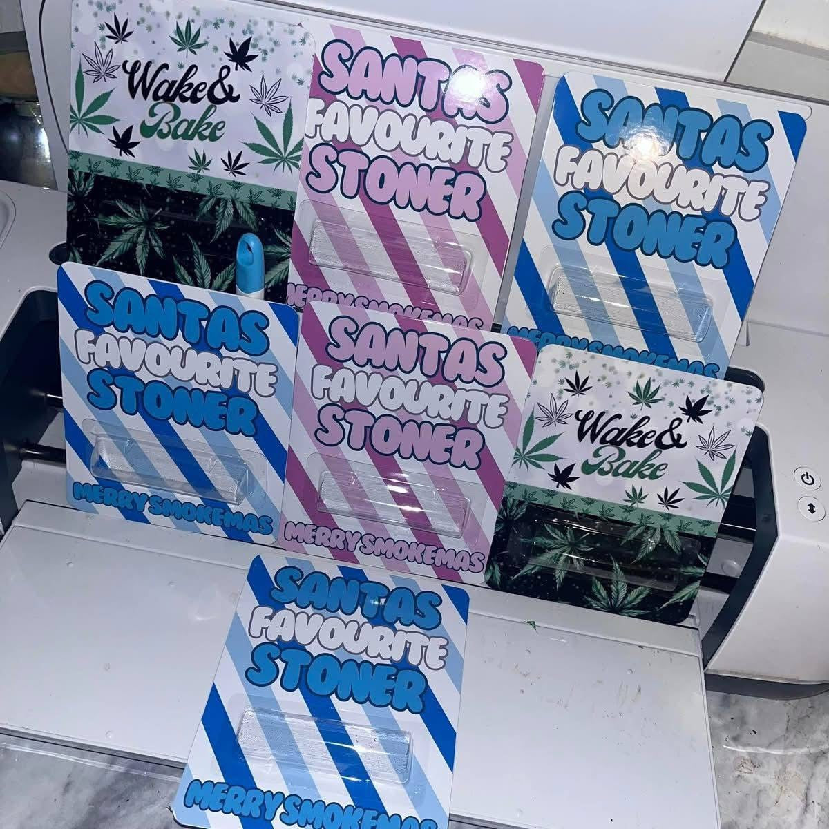 10 smoking card holders