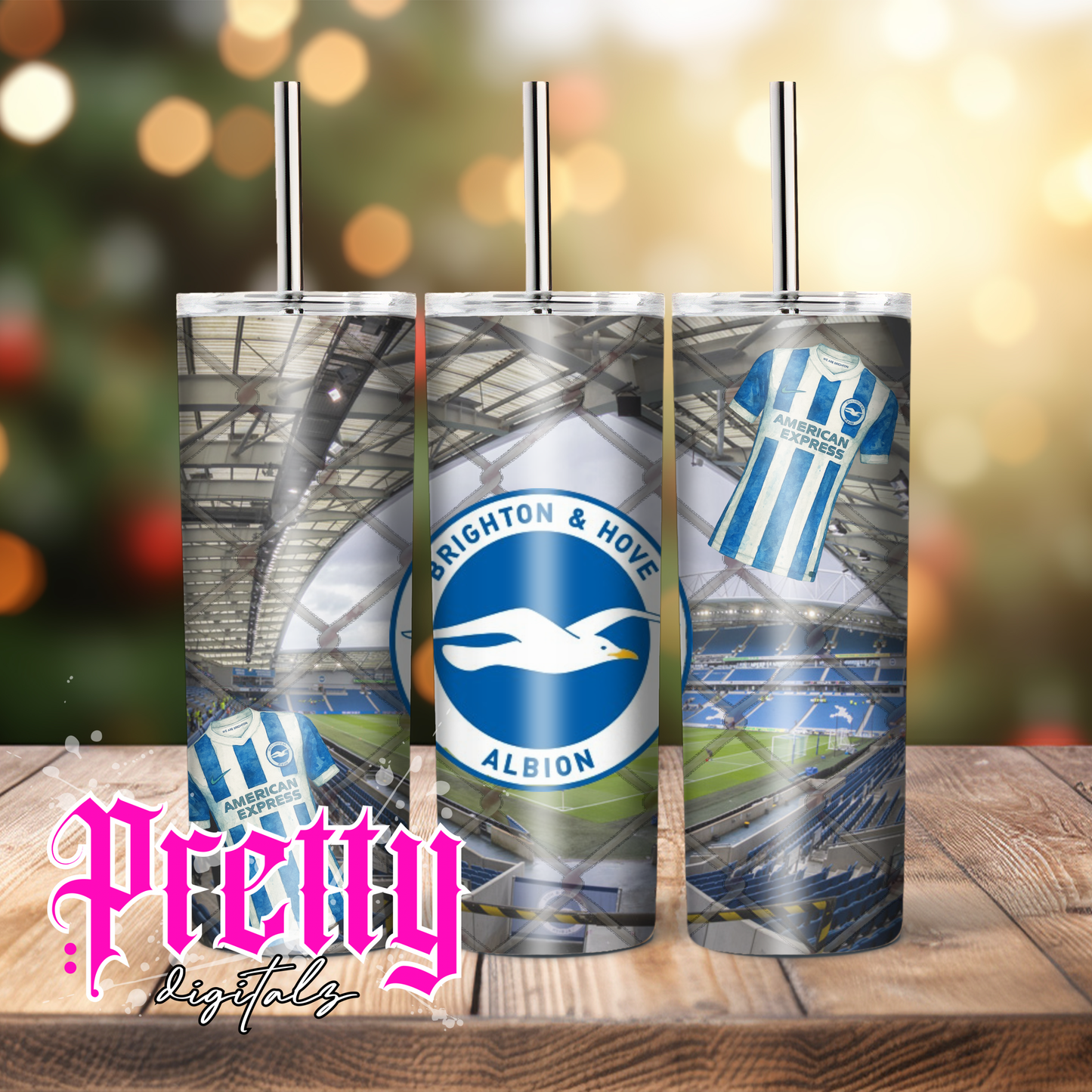 Brighton hove fc tumbler design