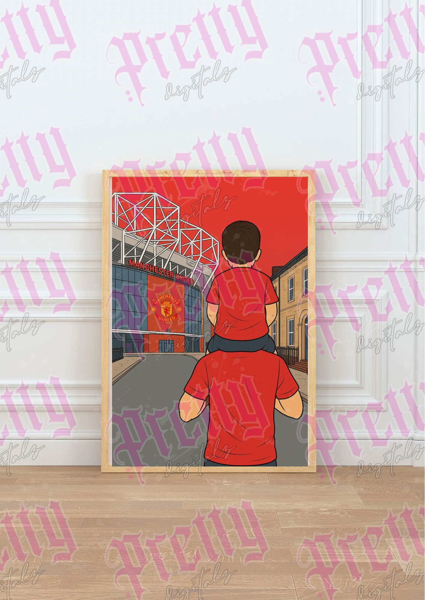 Manchester boy & girl print png