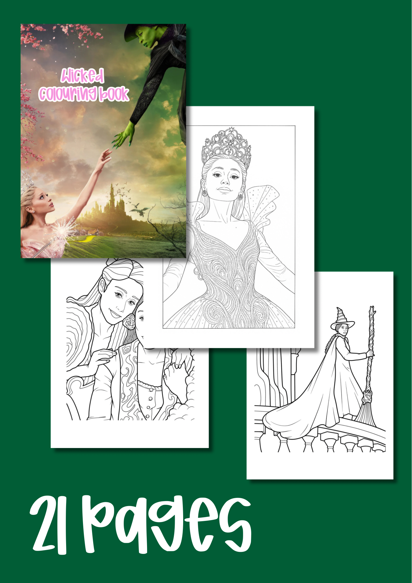 Wicked colouring book