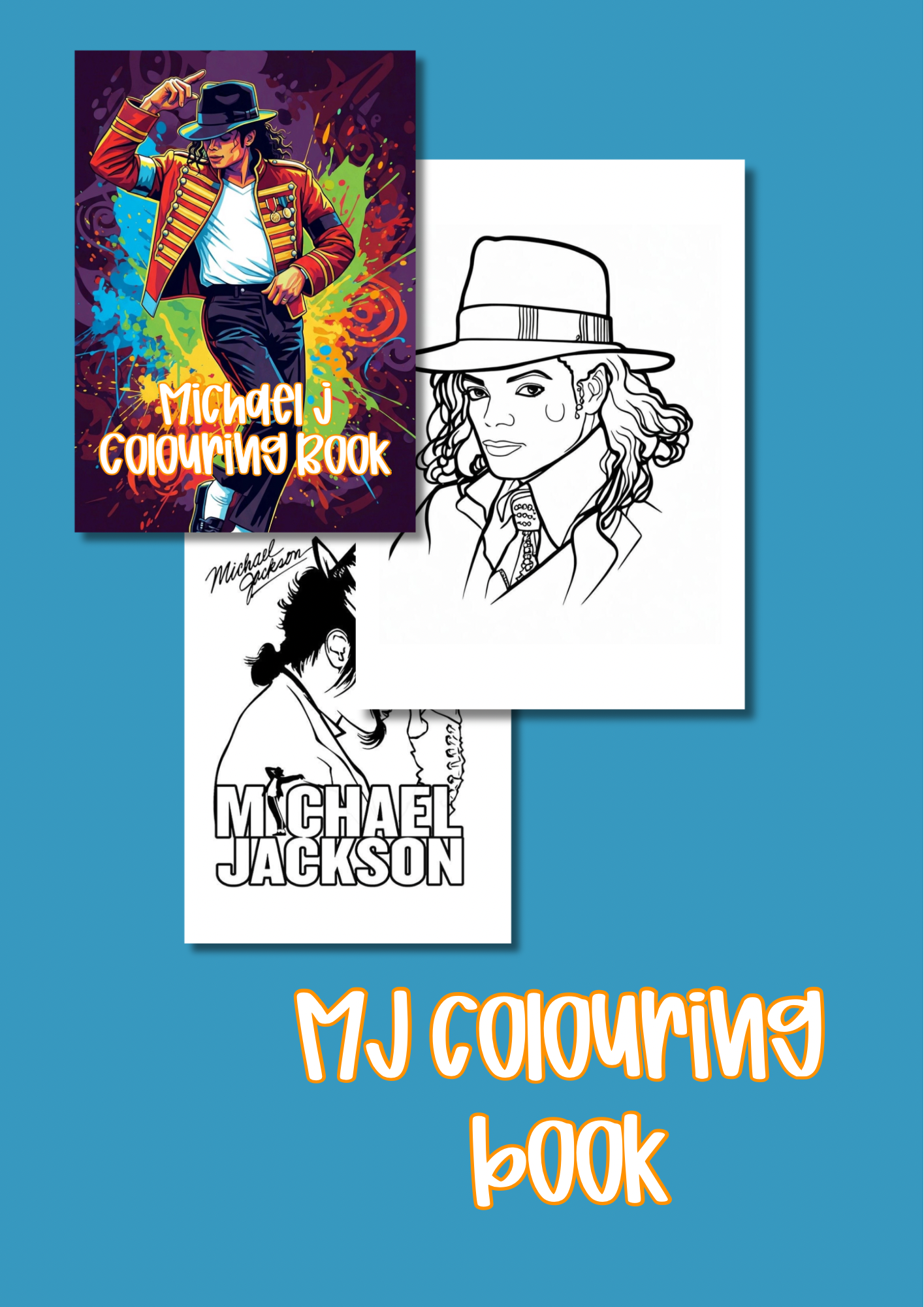 Michael j colouring book