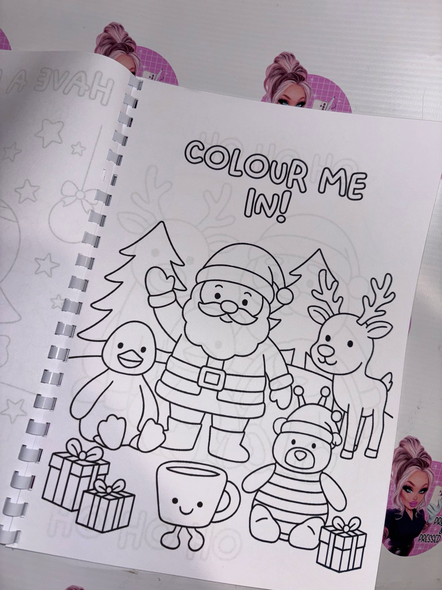 JellyC - colouring book Christmas edition