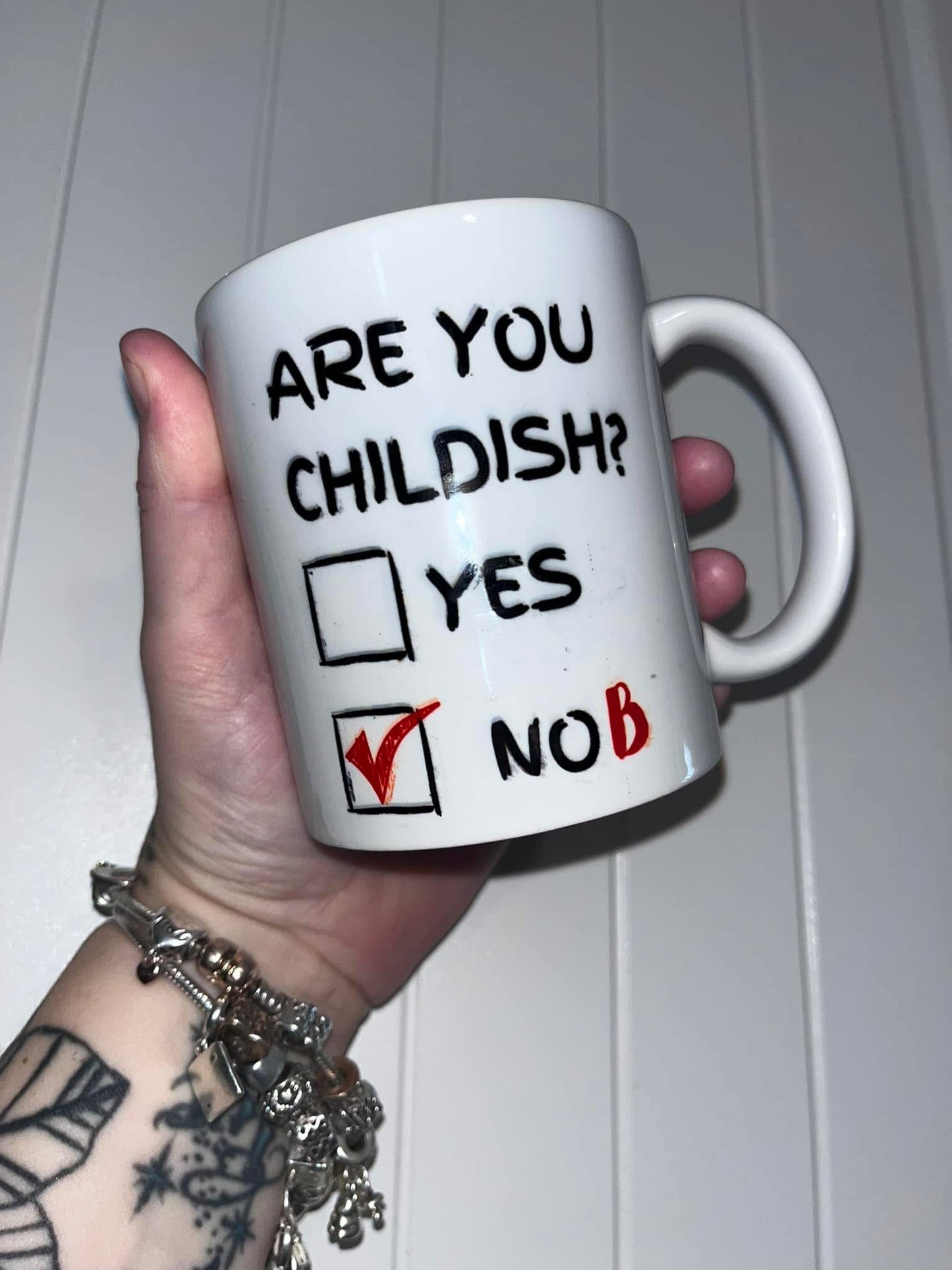 Are you childish humour mug