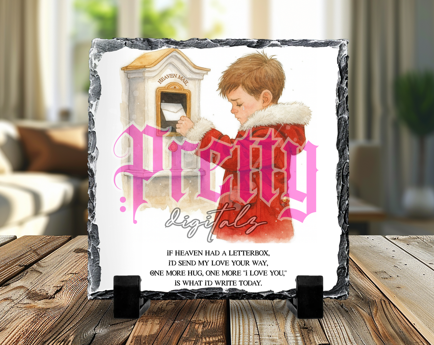 Letters to Heaven PNG Set | 16 Watercolour Angels, Boys & Girls | Memorial Print Clipart | Child Letter to Heaven | Digital Download