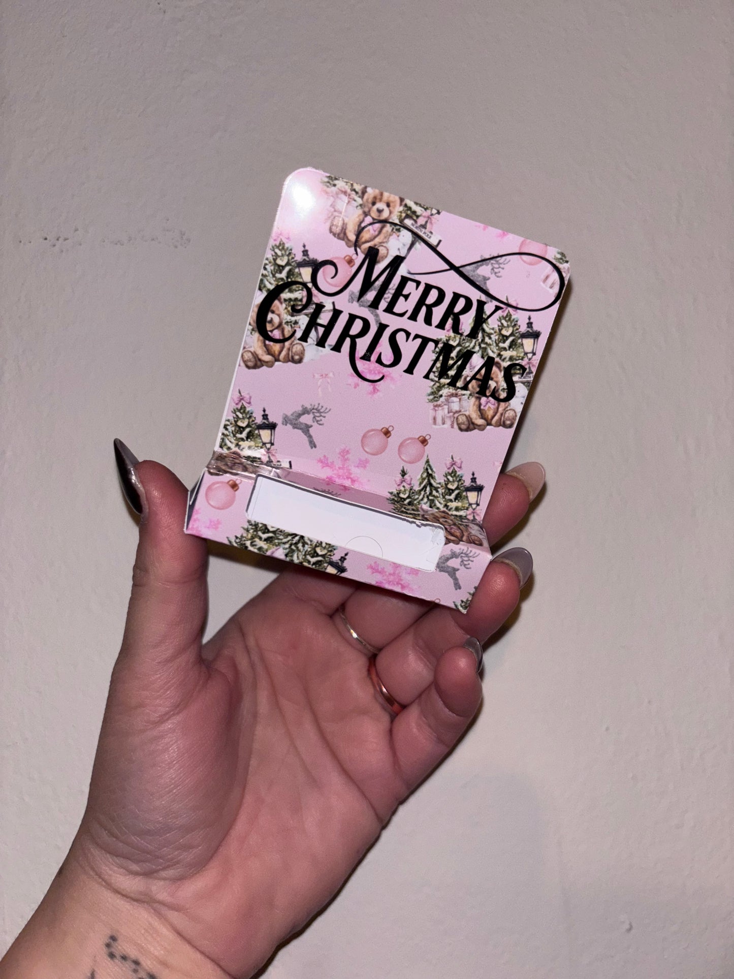 Personalised Christmas Money Holders – Pink & Blue Cash gift boxes