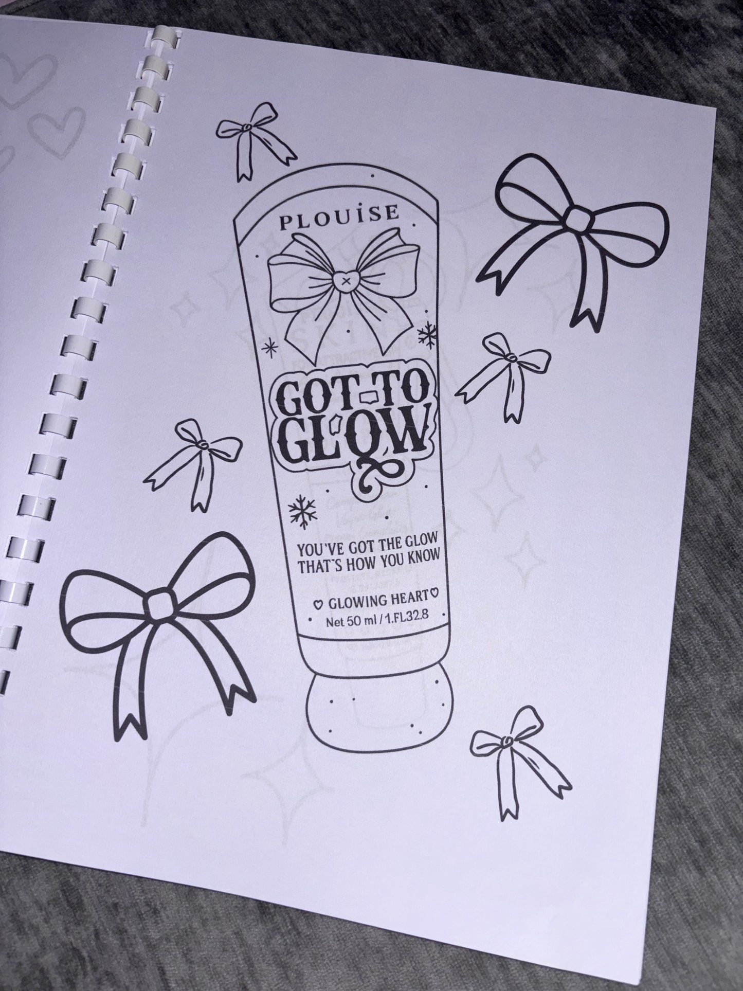 P Louise colouring book