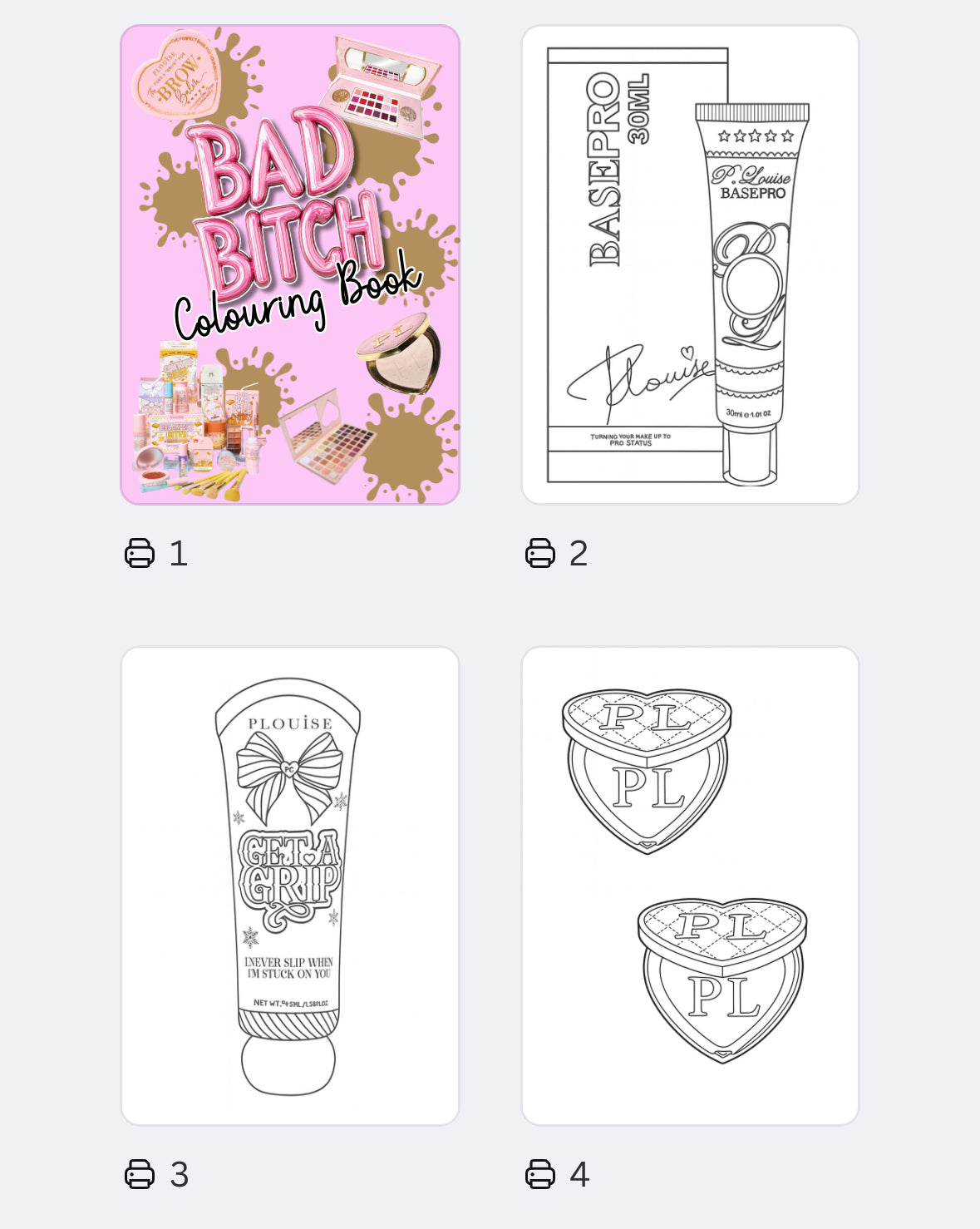 Brand new p Louise 21 page colouring book pdf file