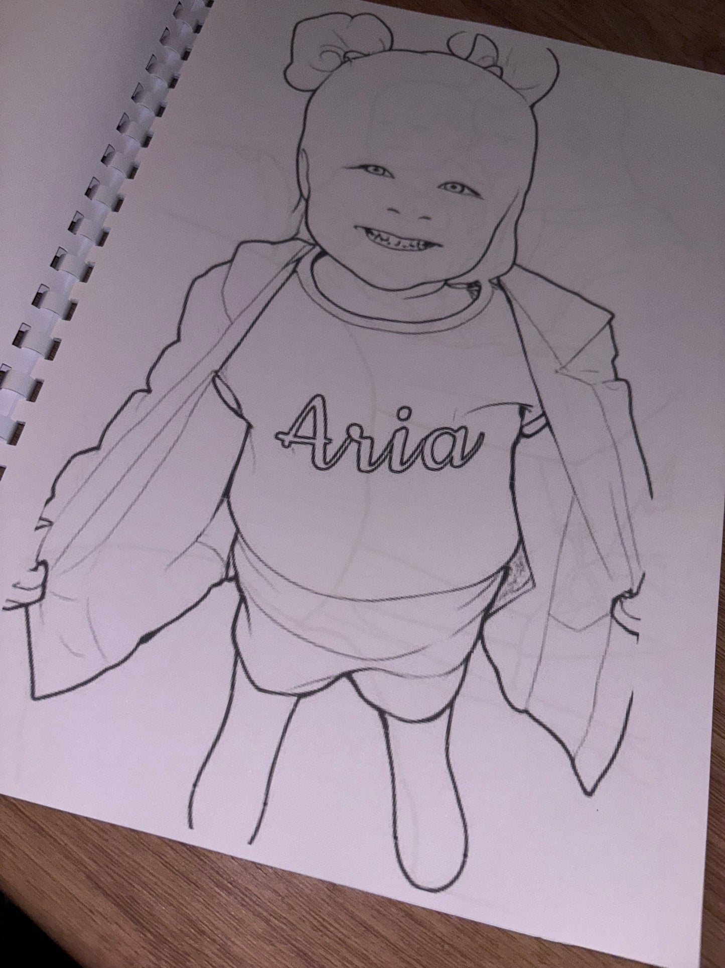 Colour my memories - colouring book personalised please leave email so I can email for photos