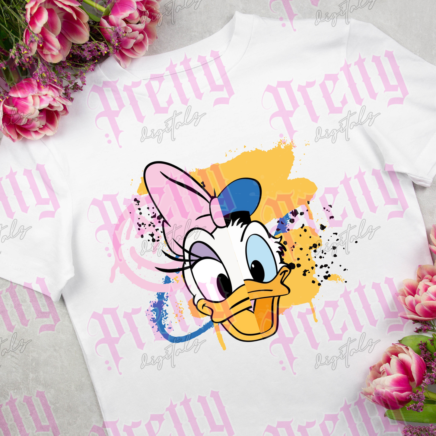 Half and half character heads png digital download