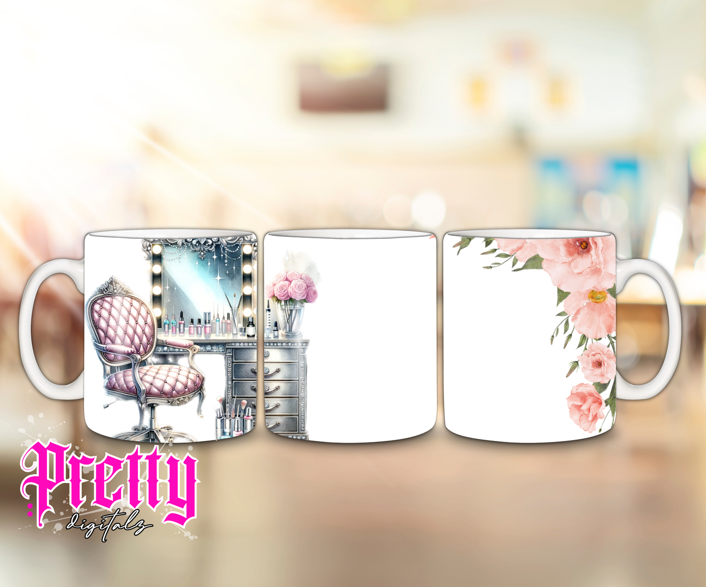 Make up bundle mug wraps 11oz digital download