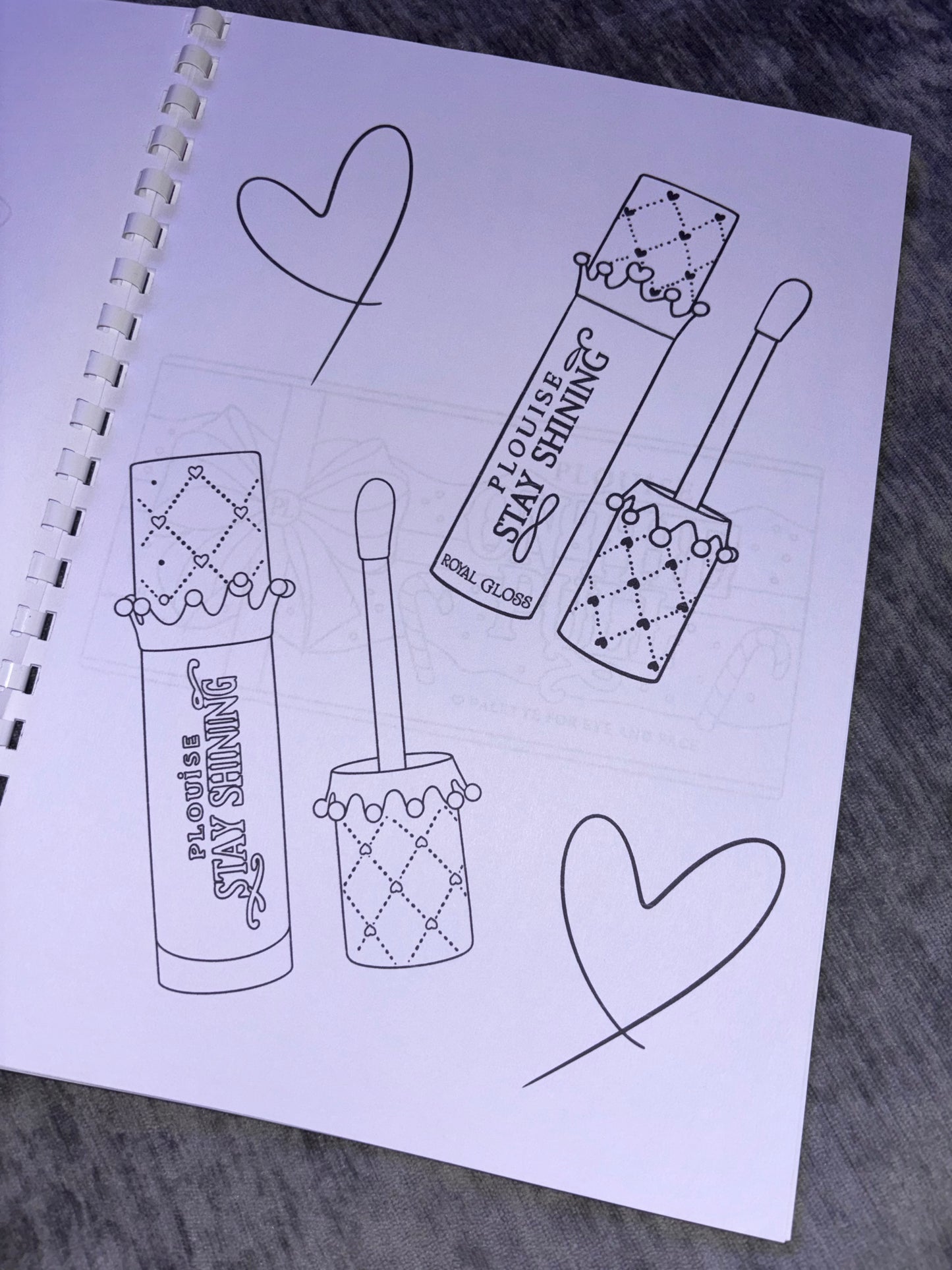 P Louise colouring book