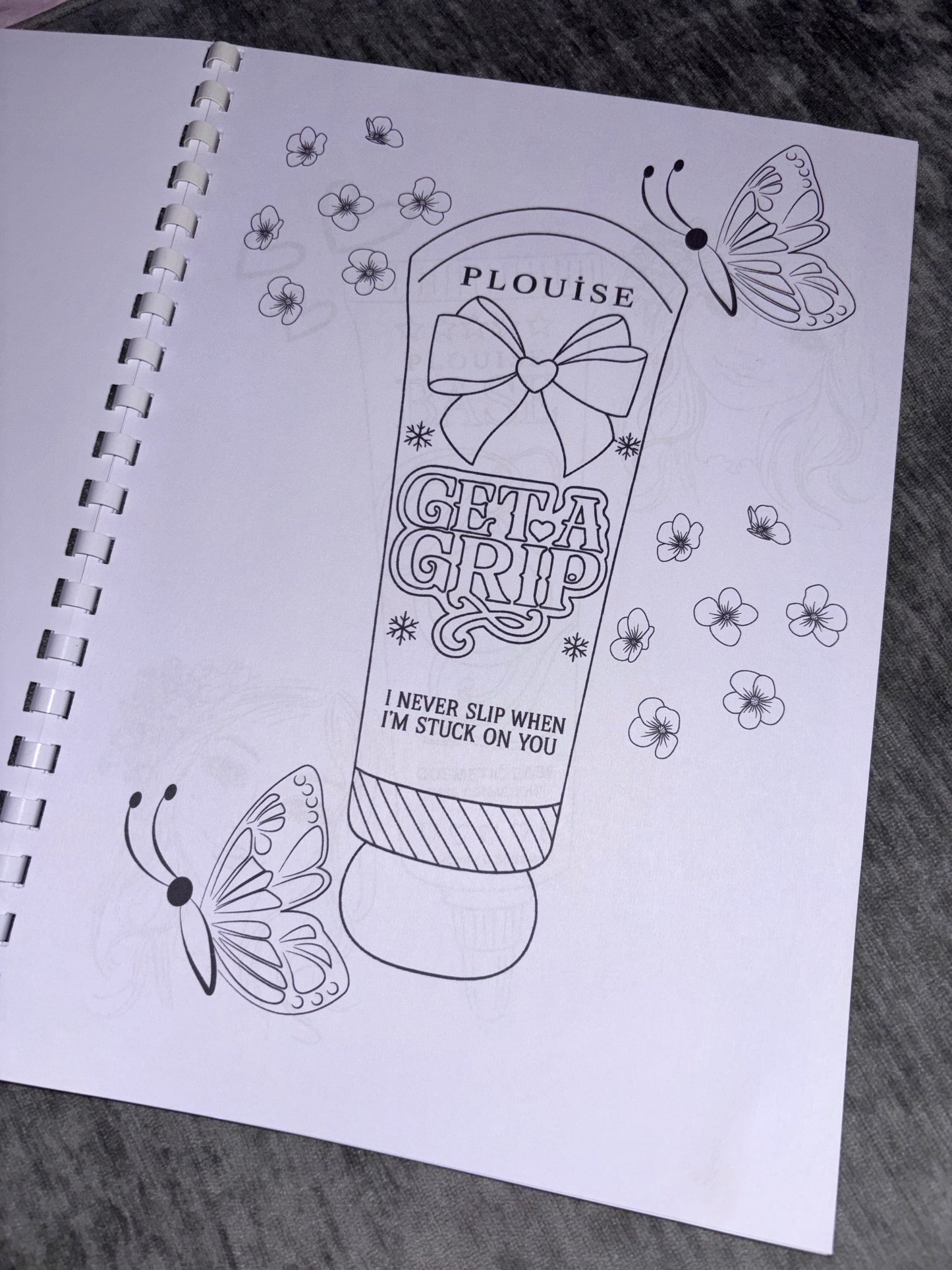 P Louise colouring book