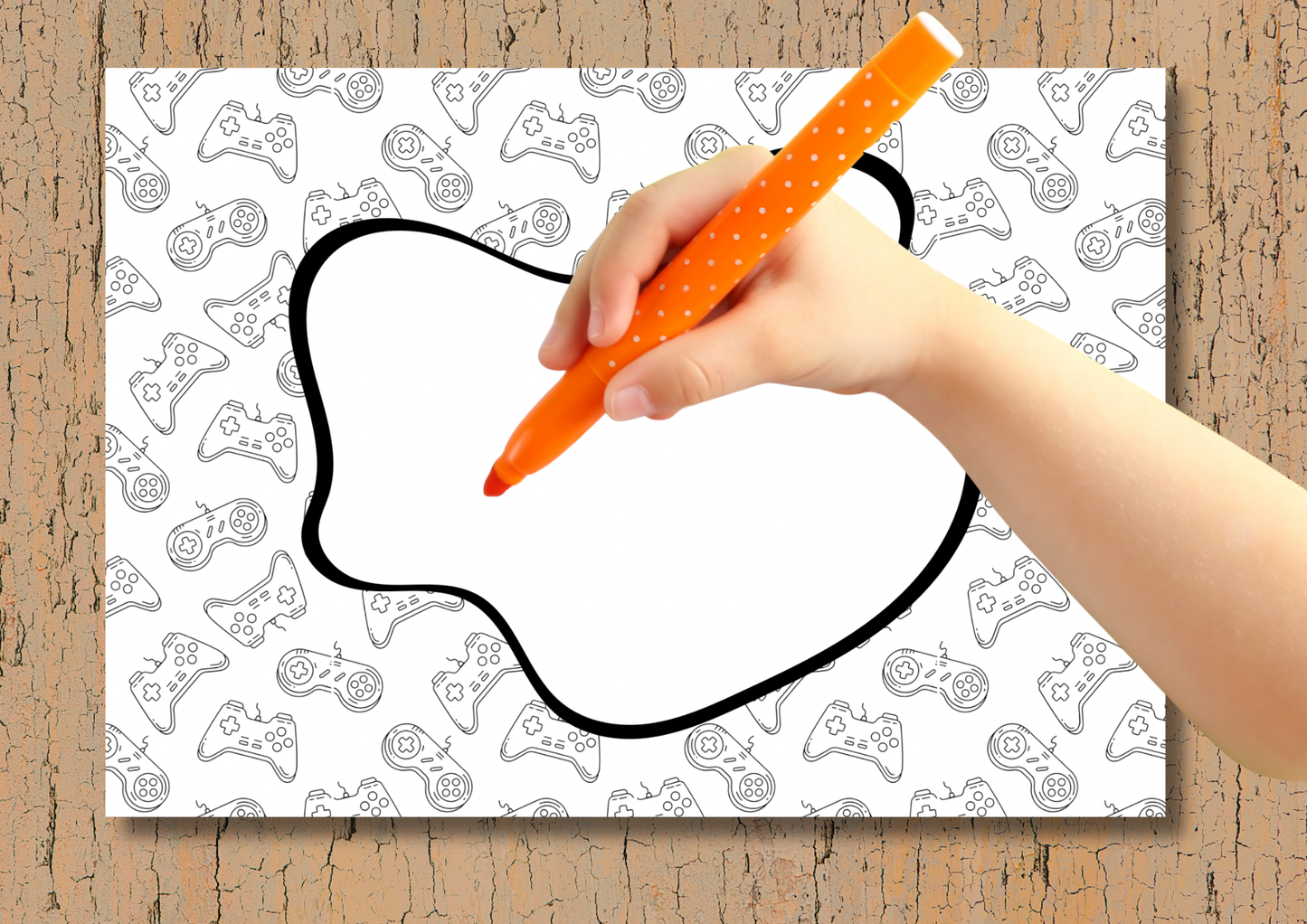 Gaming placemats set of three