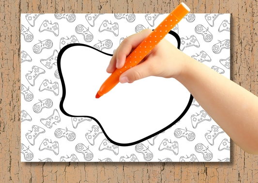 Gaming placemats set of three