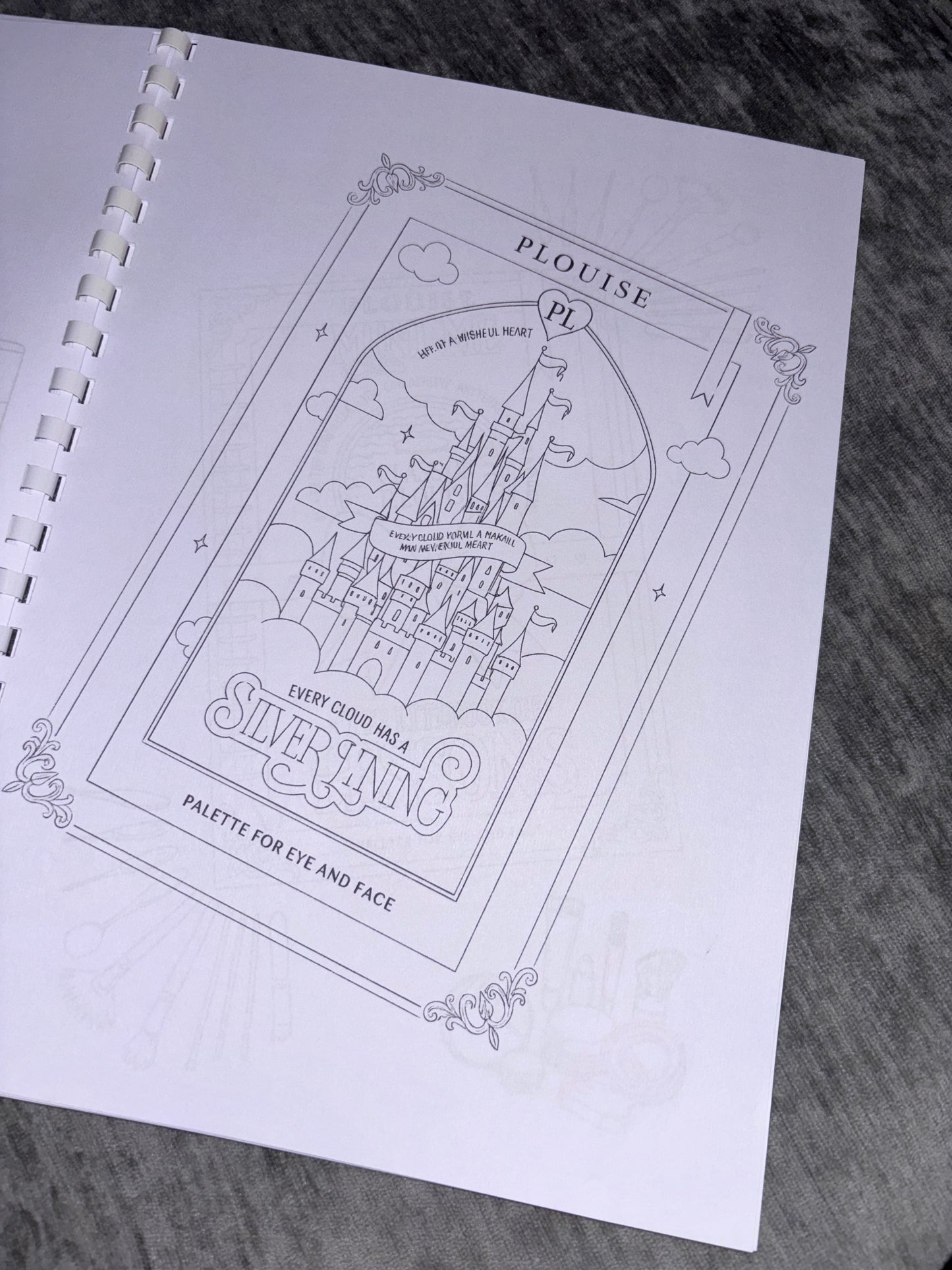 P Louise colouring book