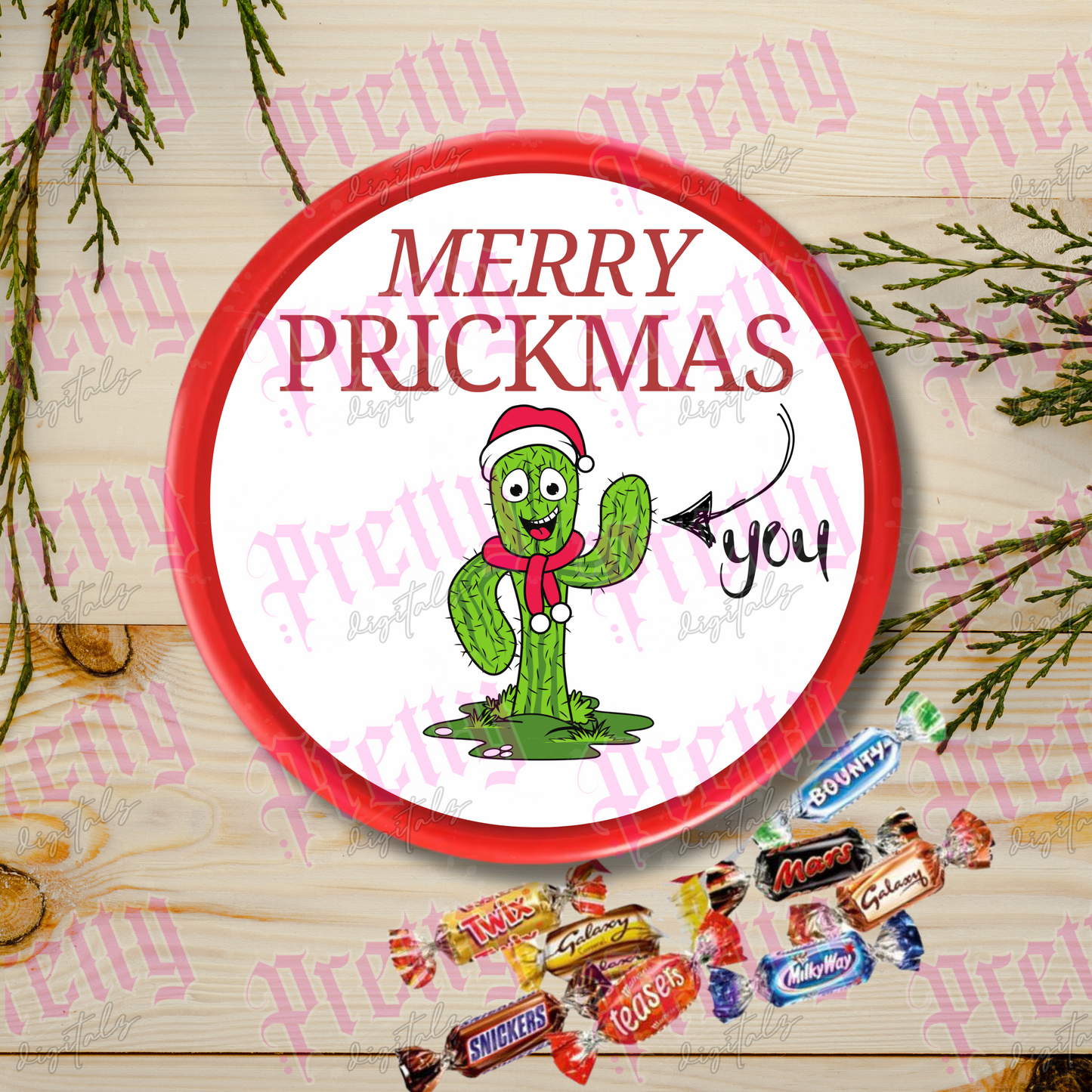 12 Chocolate Tub Lid Designs | Christmas Chocolate Tub Covers | Digital Download Printable