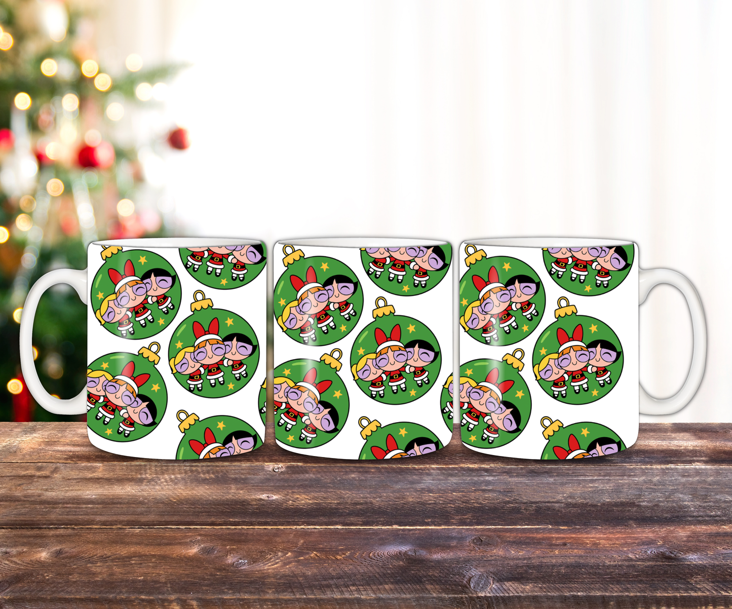 Powerpuff Christmas Girl Clipart Bundle | 10 PNG Designs | Cute Festive Powerpuff Girls for Clothing, Mugs & Tumblers | Commercial Use PNGs | Mock ups included