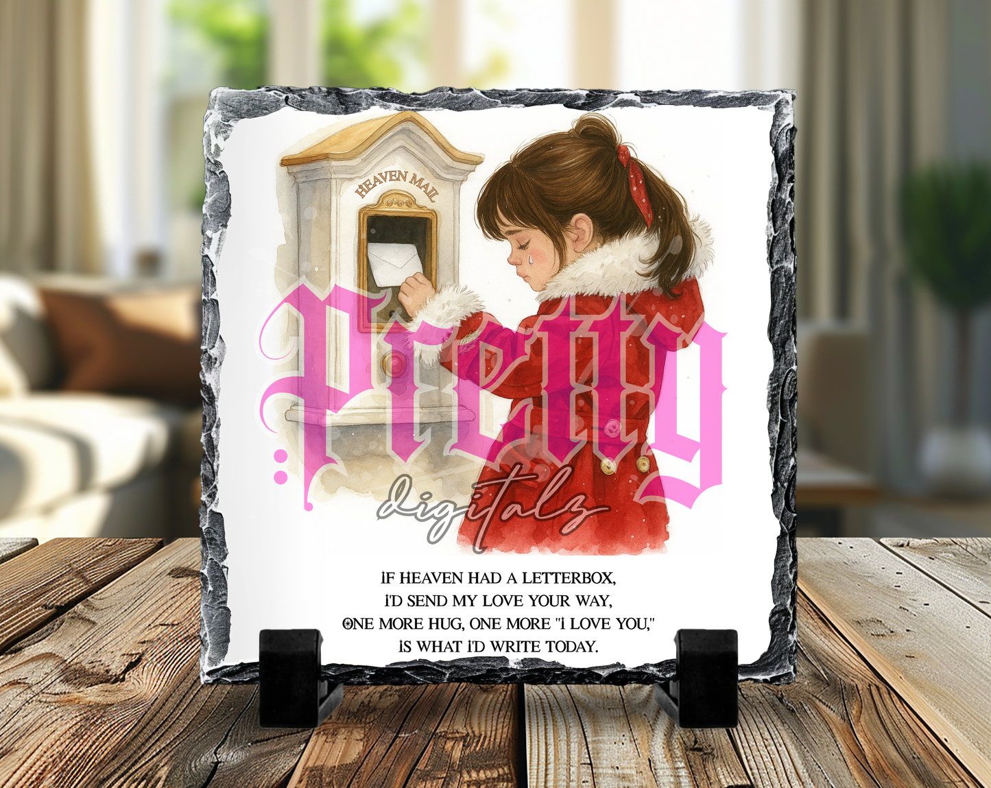 Letters to Heaven PNG Set | 16 Watercolour Angels, Boys & Girls | Memorial Print Clipart | Child Letter to Heaven | Digital Download