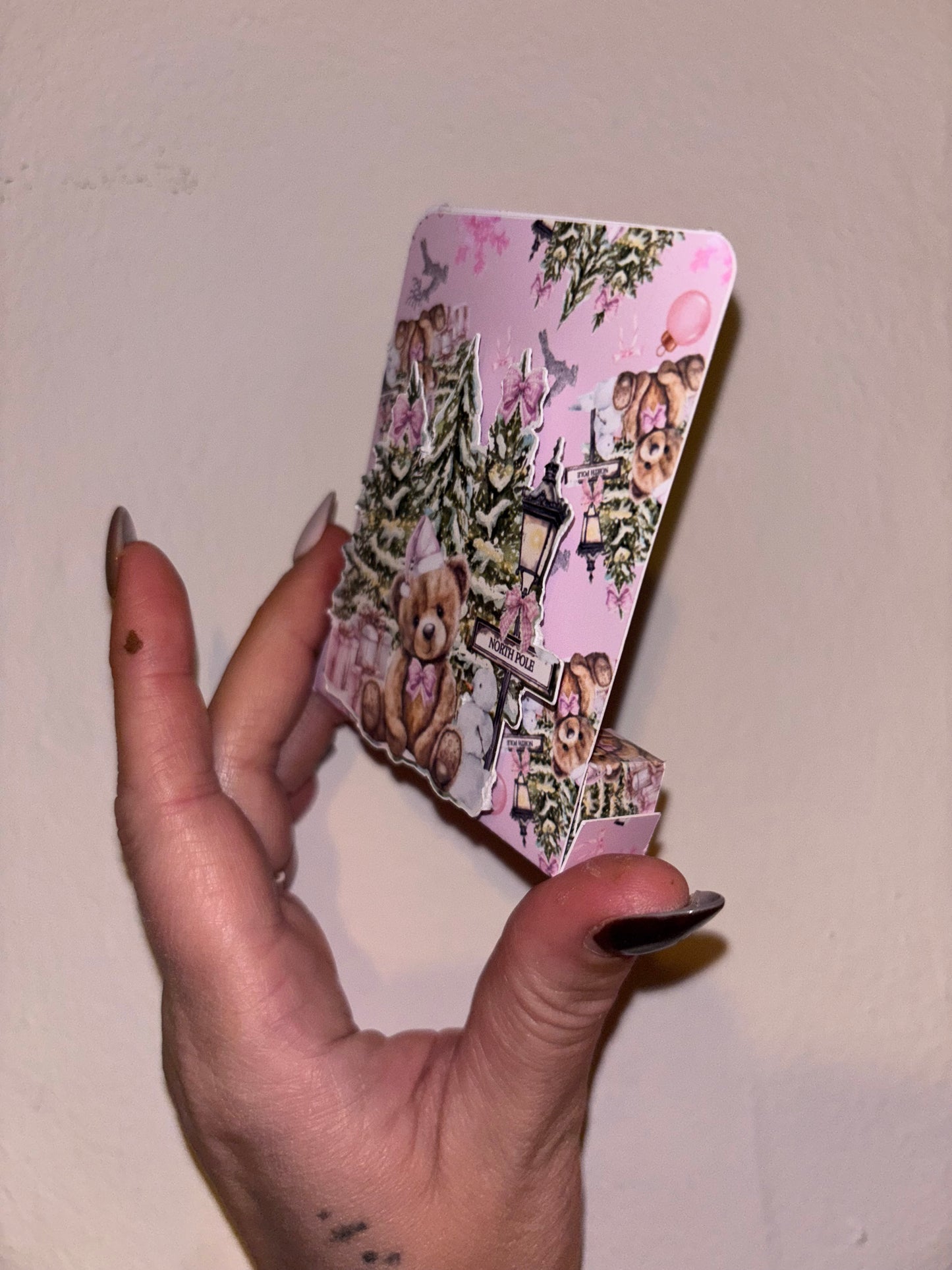 Personalised Christmas Money Holders – Pink & Blue Cash gift boxes