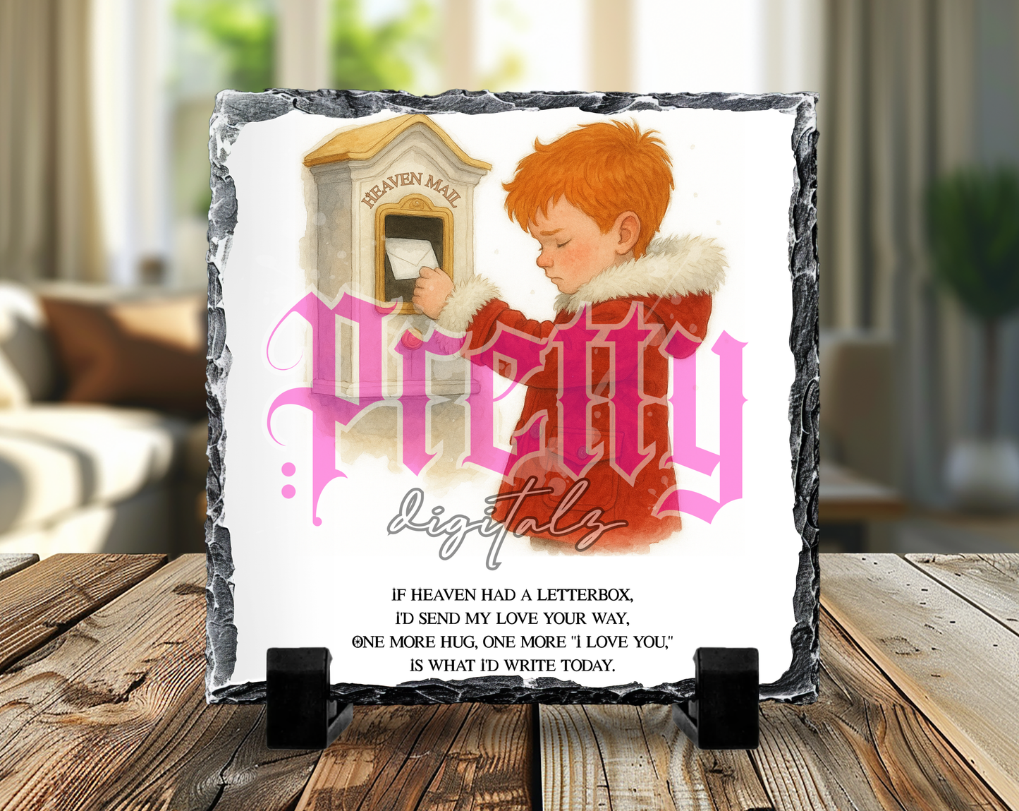 Letters to Heaven PNG Set | 16 Watercolour Angels, Boys & Girls | Memorial Print Clipart | Child Letter to Heaven | Digital Download