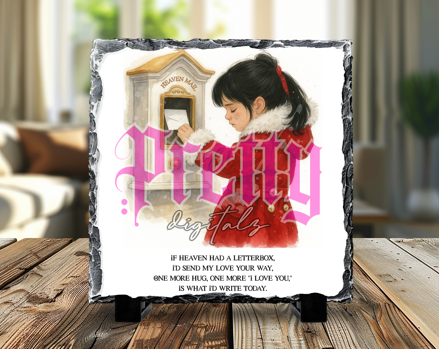 Letters to Heaven PNG Set | 16 Watercolour Angels, Boys & Girls | Memorial Print Clipart | Child Letter to Heaven | Digital Download