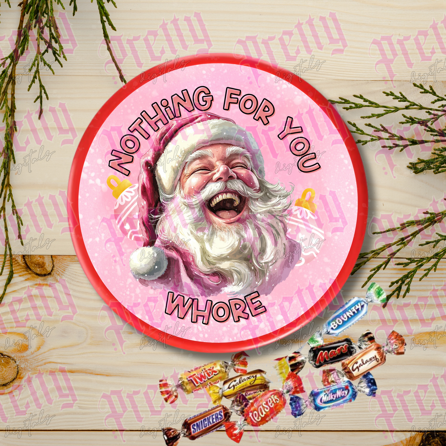 12 Chocolate Tub Lid Designs | Christmas Chocolate Tub Covers | Digital Download Printable