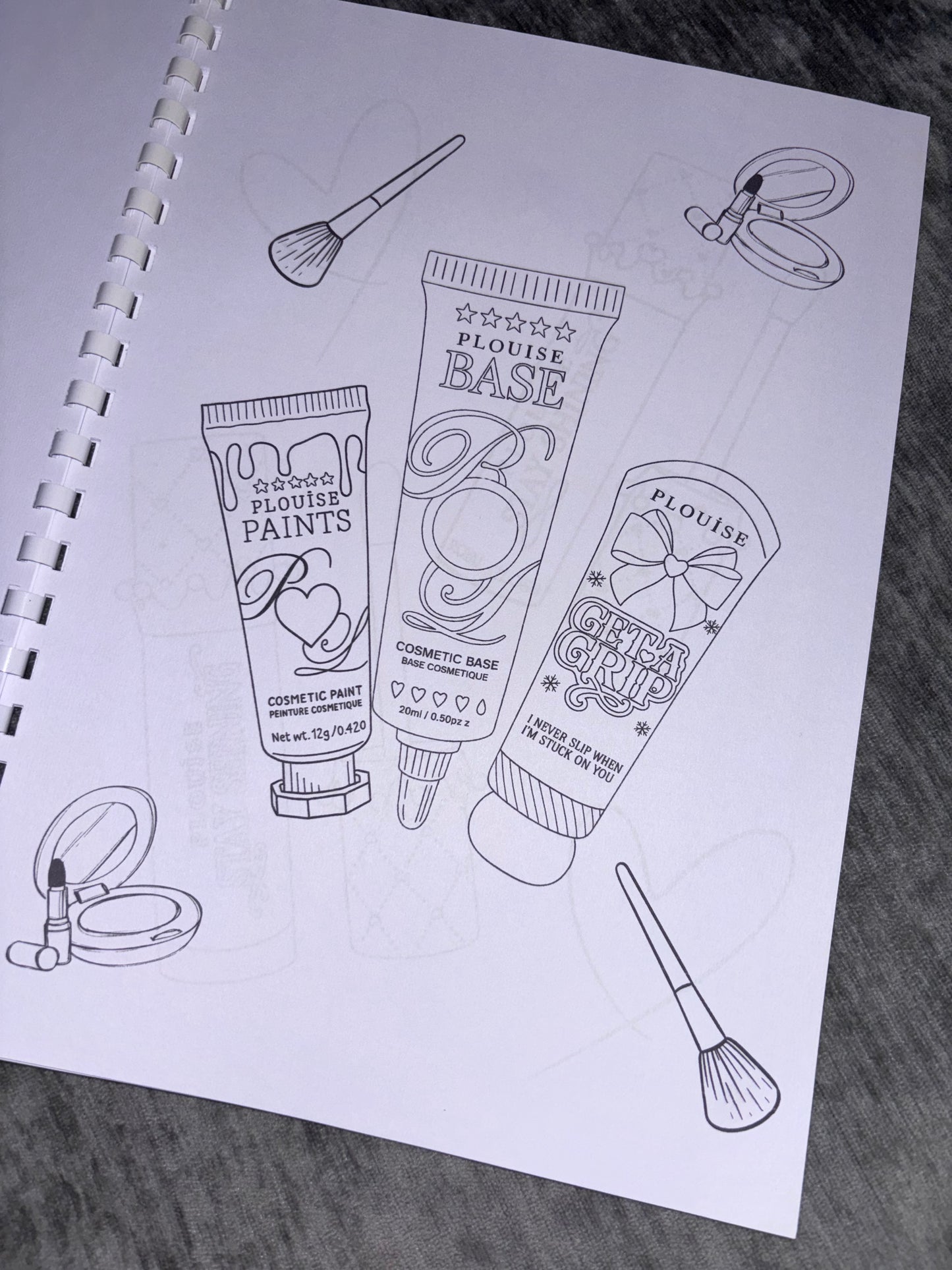 P Louise colouring book