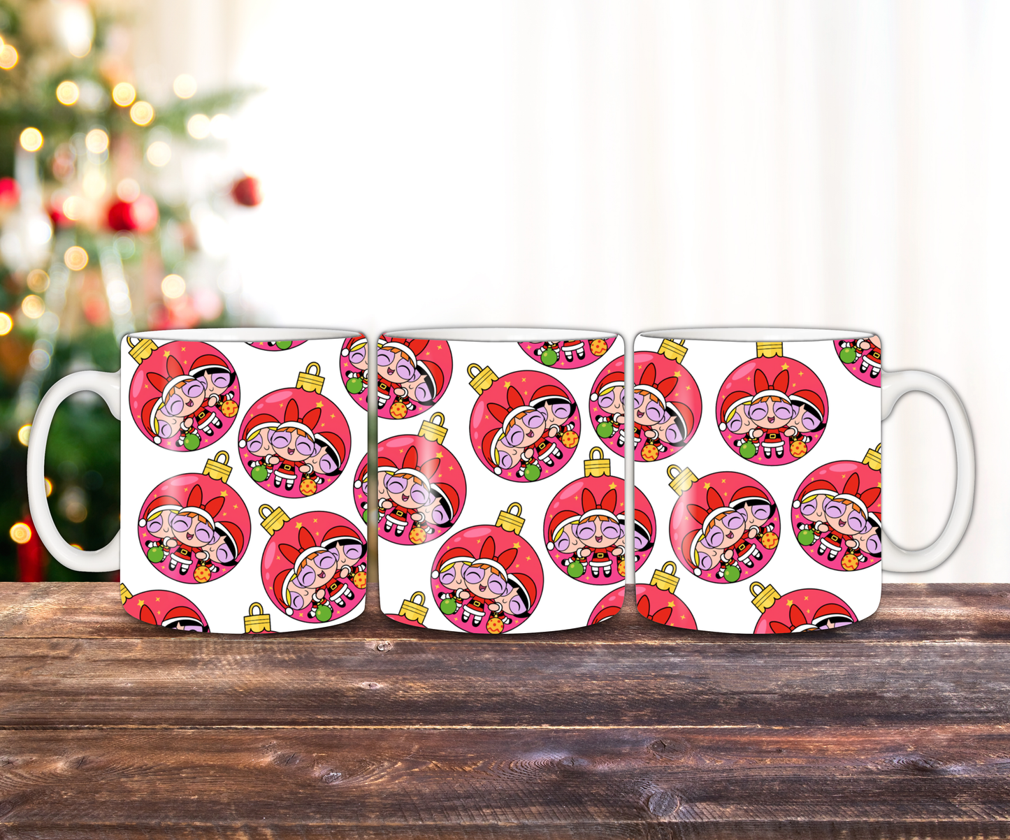 Powerpuff Christmas Girl Clipart Bundle | 10 PNG Designs | Cute Festive Powerpuff Girls for Clothing, Mugs & Tumblers | Commercial Use PNGs | Mock ups included