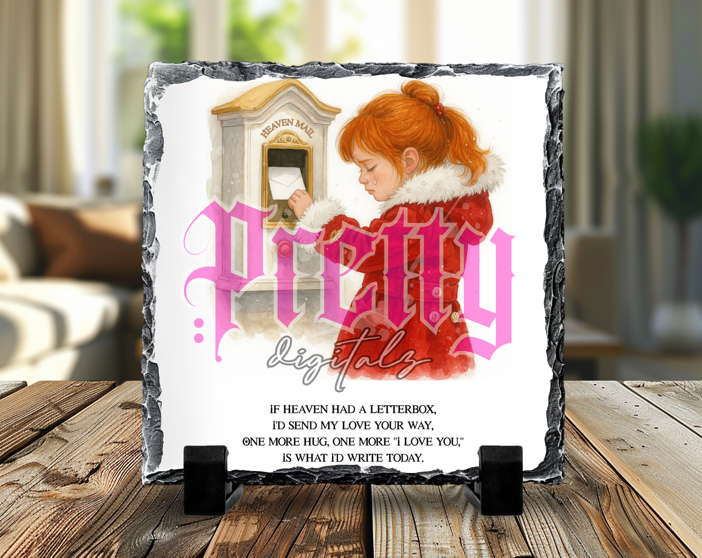 Letters to Heaven PNG Set | 16 Watercolour Angels, Boys & Girls | Memorial Print Clipart | Child Letter to Heaven | Digital Download