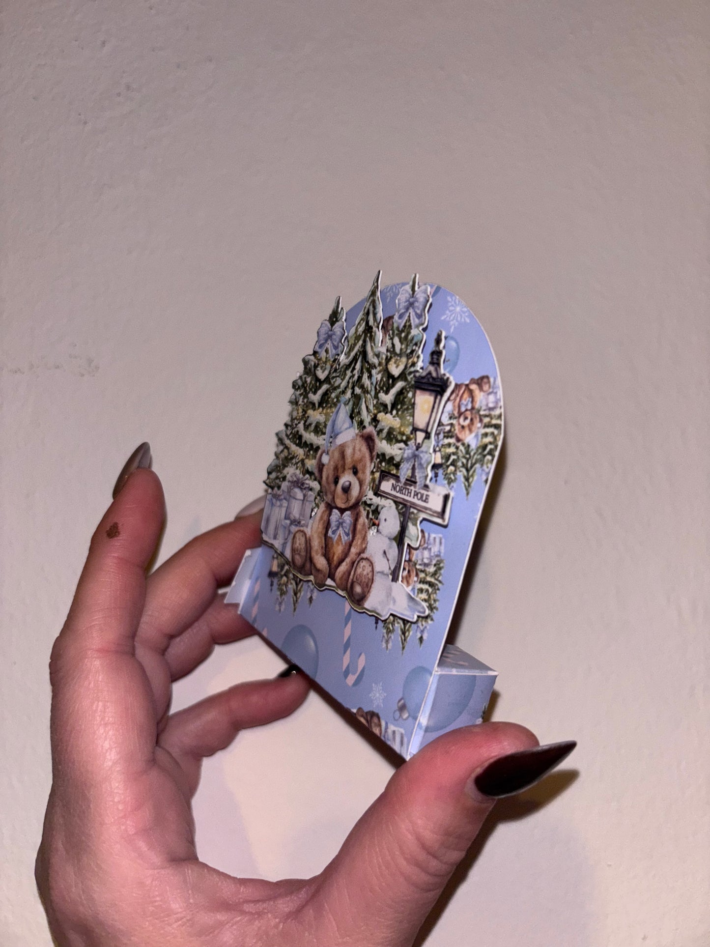 Personalised Christmas Money Holders – Pink & Blue Cash gift boxes