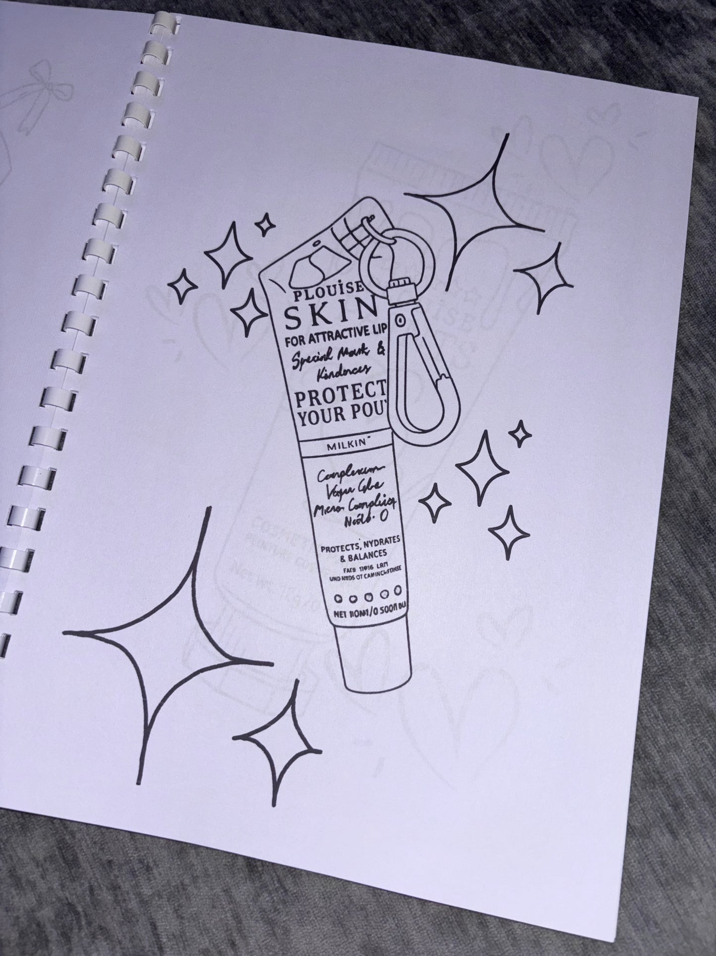 P Louise colouring book