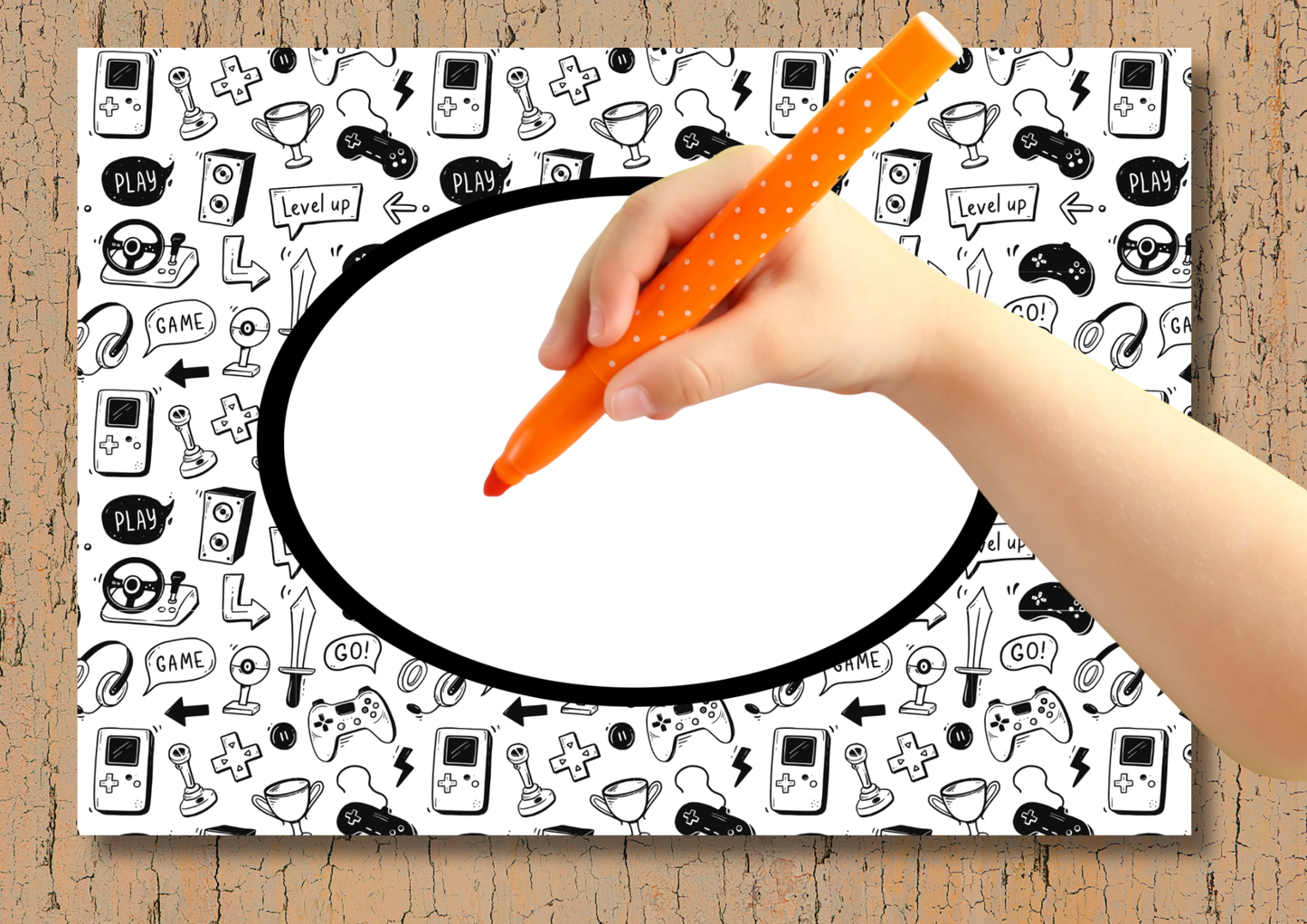 Gaming placemats set of three