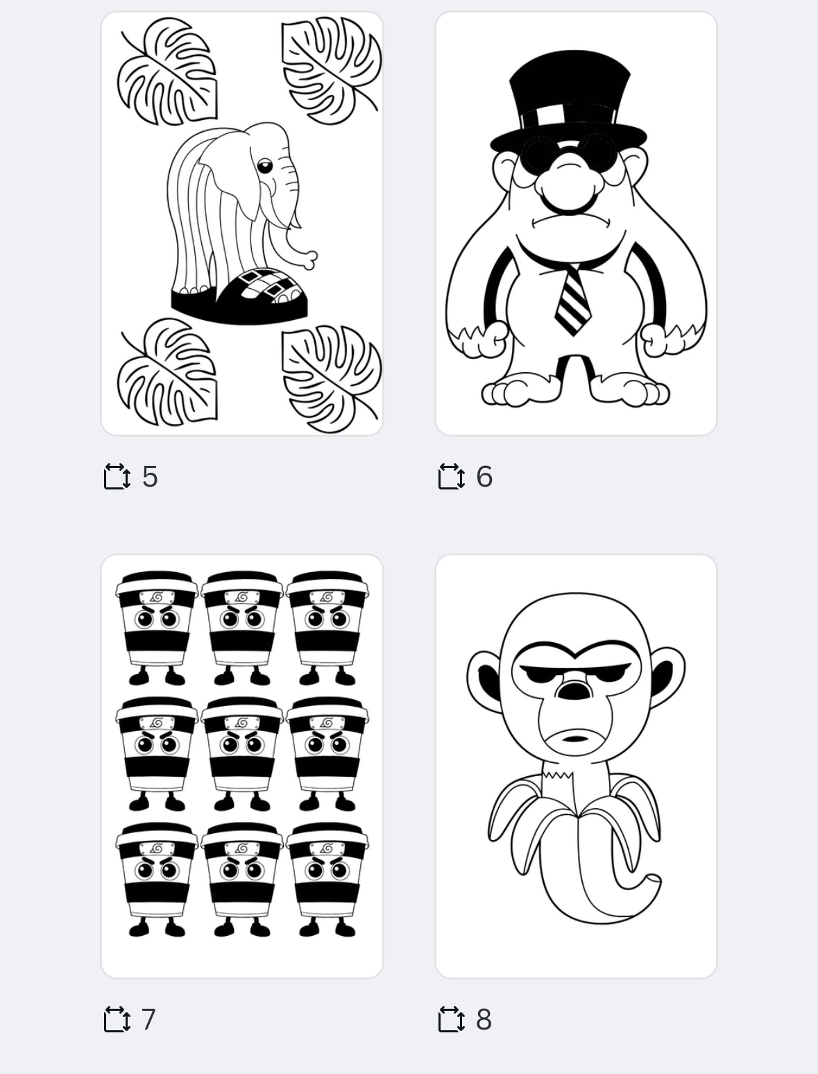 Brainrot thermal sticker pdf pack