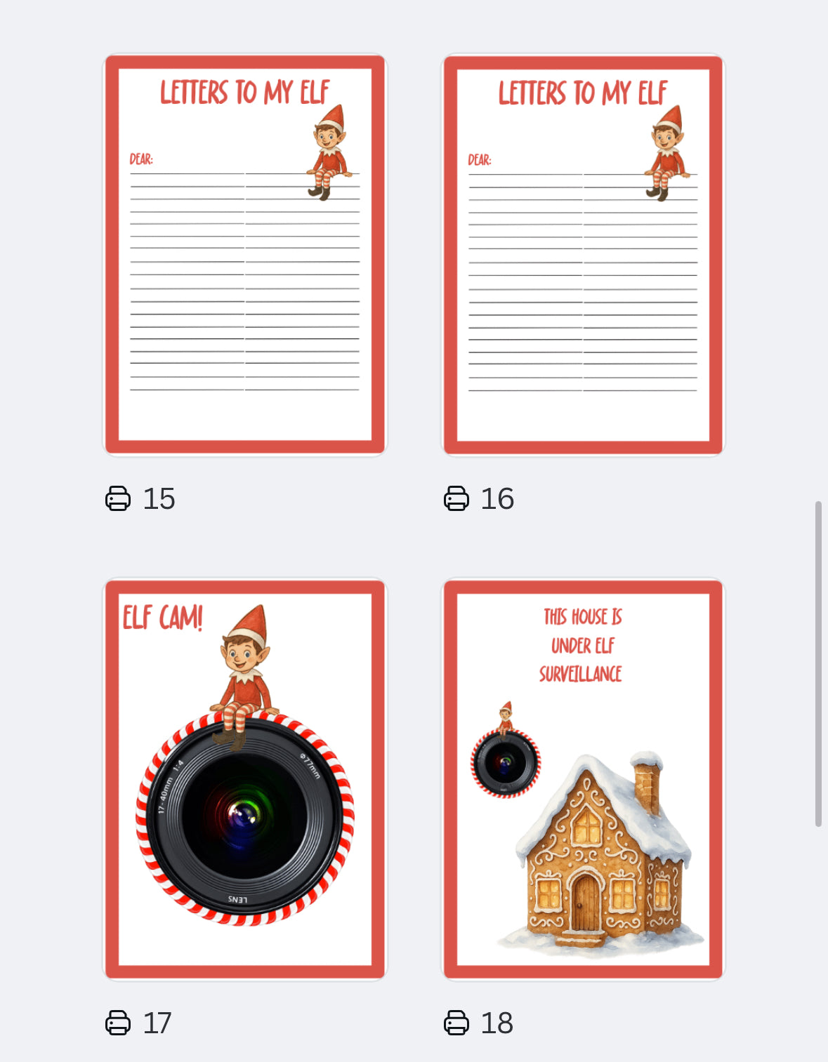 Elf diaries digital download