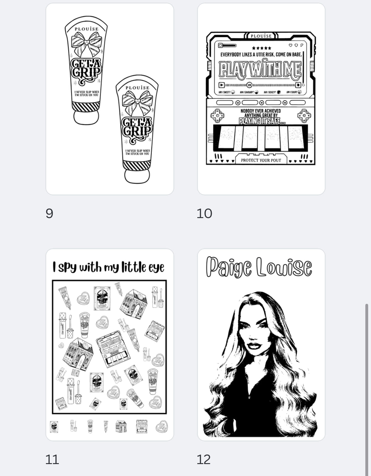 15 page p Lou thermals labels