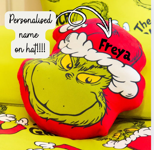 Personalised mr g cushion