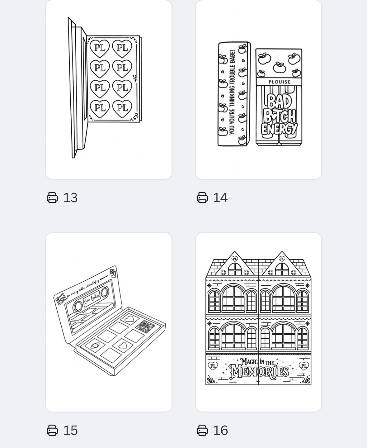 Brand new p Louise 21 page colouring book pdf file