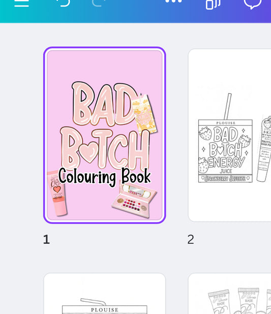 P Louise files for colouring books with front cover