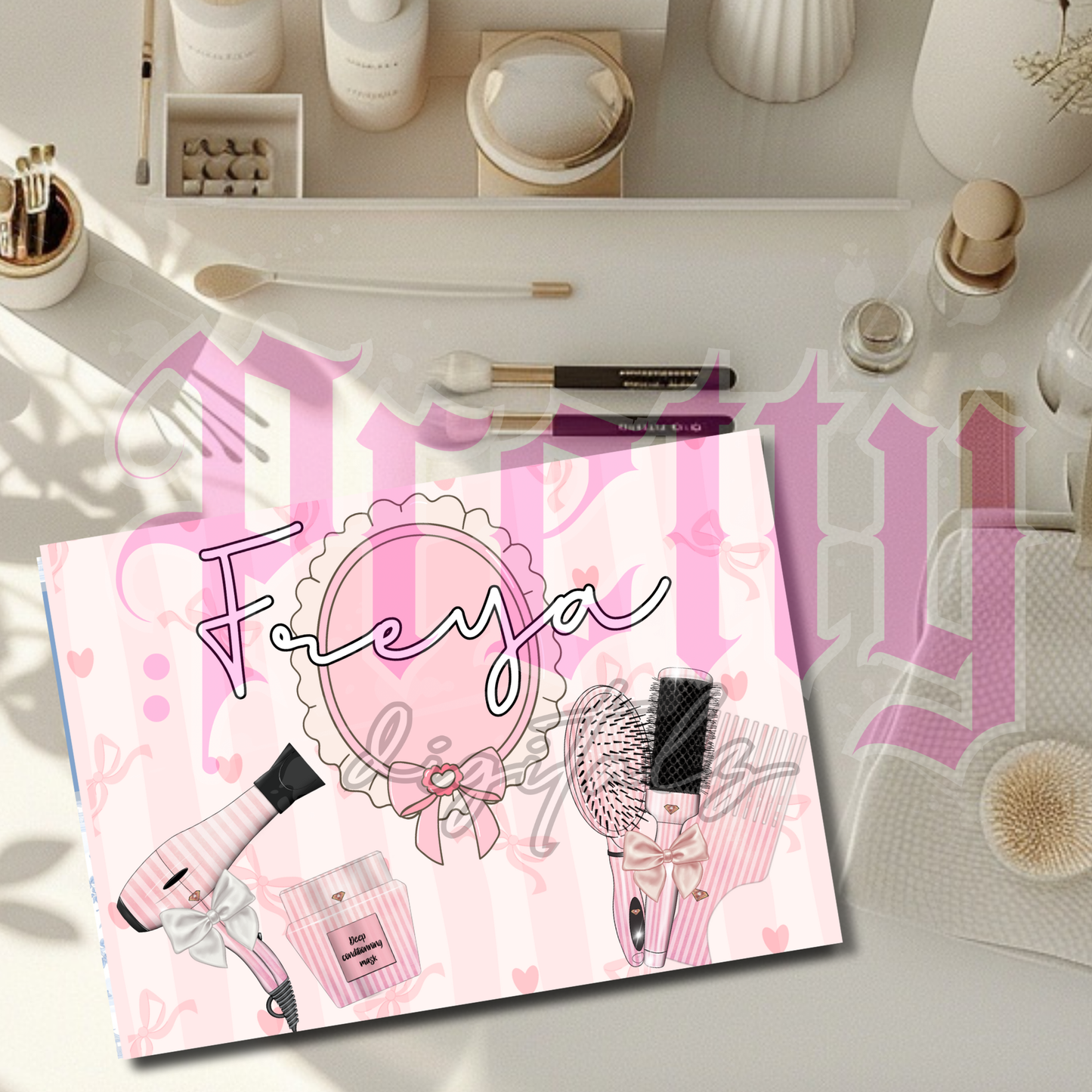 Hot Tools Chopping Board Bundle | 4 PNG Hair PLUS THREE Bonus Files Straightener Mat Designs | Glass Board Sublimation Bundle | Salon Accessories Digital Download