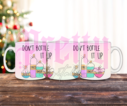 Don’t bottle it up mug wrap digital