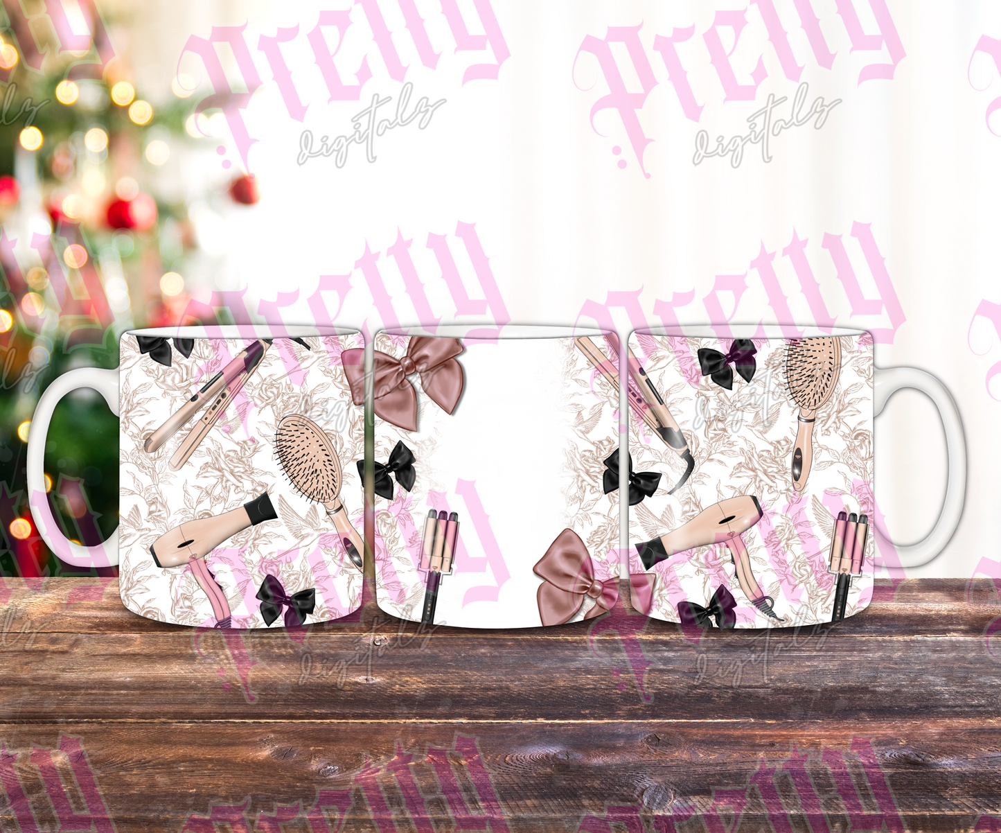 Set of 6 -matching mug & tumbler designs
