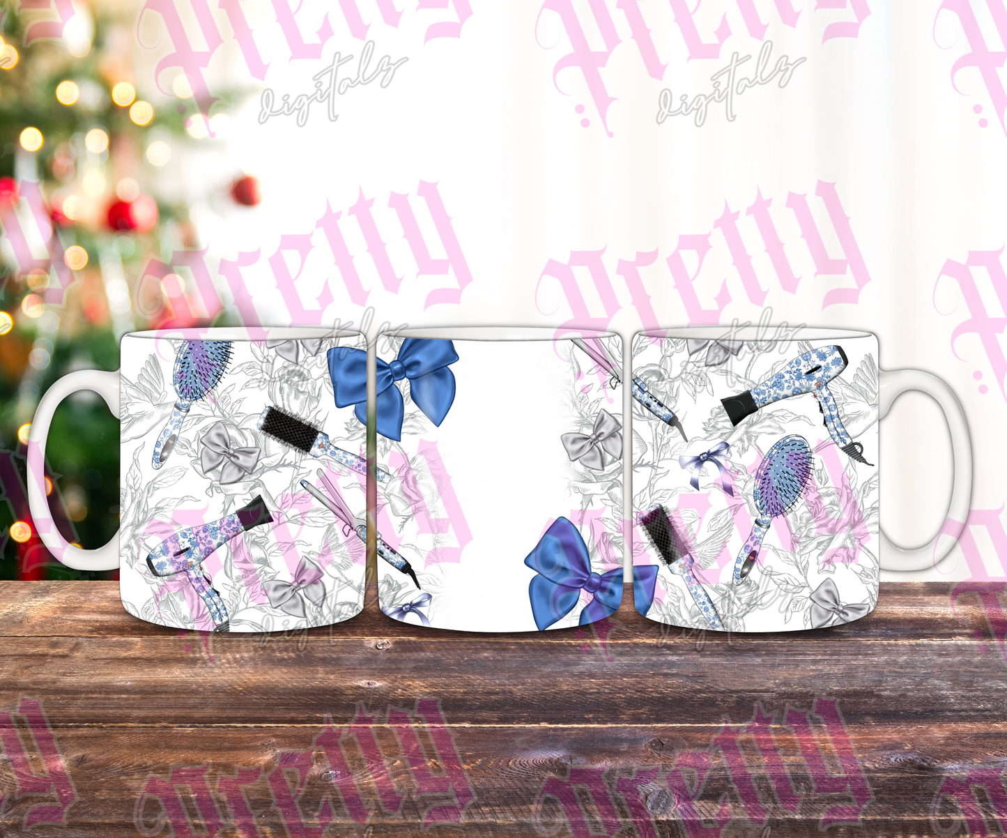 Set of 6 -matching mug & tumbler designs