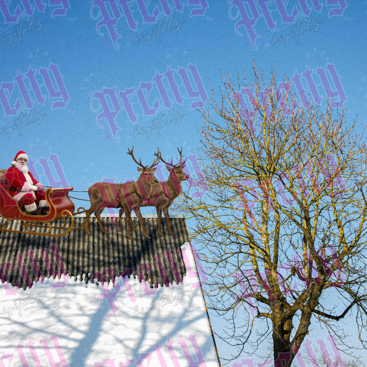 Christmas Magic Overlay Bundle – 10 Enchanting PNGs to Keep the Magic Alive!