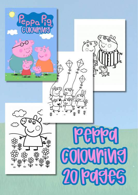 Peppa colouring book pdf