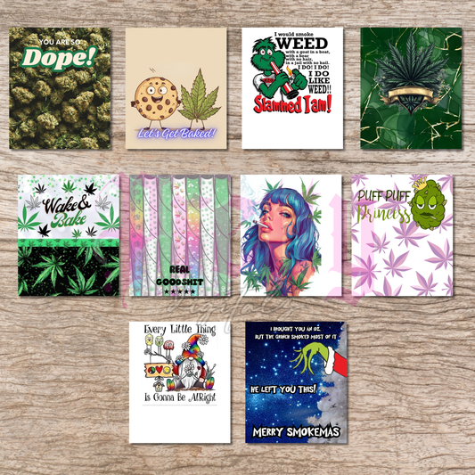 10 smoking card holders